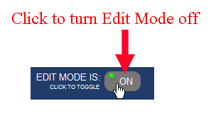 Turn Edit Mode Off