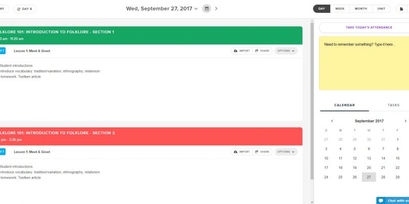 Planboard: A Free Lesson Planning App